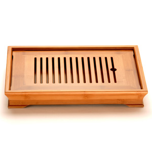 Classic Bamboo Tea Tray large 2pcs