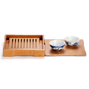 He Feng Bamboo Tea Tray 3pcs