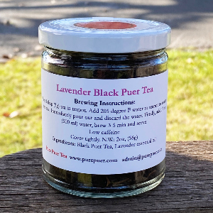 Lavender Black Puer Tea