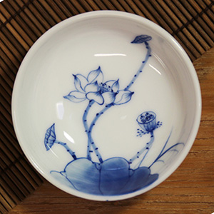 Lotus Tea Cup Hand painted