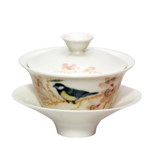 Taiwan Green Back Bird Gaiwan